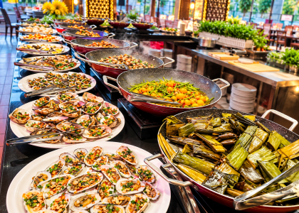KHÁM PHÁ HƠN 80 MÓN NGON TẠI BUFFET HẢI SẢN HƯƠNG BIỂN